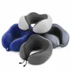 Almohada de cuello en forma de U, almohada de viaje, almohada de espuma viscoelástica, almohada portátil para oficina para siestas, almohada de soporte para el cuello, almohada personalizable en forma de U