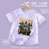 Camiseta de Manga Corta Delta Action 2026 Nuevo Verano Tie-Dye Top de Seda Helada Ropa de Secado Rápido Camiseta de Moda para Niños