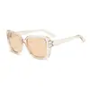 2025 Nuevas Gafas de Sol Europeas y Americanas de Montura Grande para Mujer con Rostros Cuadrados y Redondos, Gafas de Sol de Alta Gama Anti-Uv para Fotografía Callejera