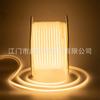 Tira de luz COB 220V alta presión flexible tira de luz led exterior impermeable iluminación de ingeniería doméstica alta presión COB tira de luz suave
