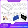 Suporte de Clipe para Cartão Acrílico Transfronteiriço Base de Cartão Suporte Festa de Casamento Placa de Número de Mesa Digital Suporte Fixo