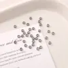 Contas Espaçadoras de Metal de Aço Inoxidável de 3-10mm para Pulseira de Miçangas DIY Feita à Mão Chaveiro Material de Joias Acessórios
