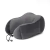 Almohada de Espuma Viscoelástica Camelback con Logo Personalizado Forma de U Caja de Almacenamiento Portátil Almuerzo Viaje en Avión Almohada para siesta en forma de U para el Cuello