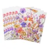 Guardanapos Descartáveis com Padrão de Flores e Plantas, Guardanapos para Festa de Aniversário, Guardanapos Impressos da Amazon para Uso Doméstico