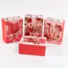 Bolsa de Regalo de Flores para el Día de San Valentín Papel Cartulina Blanca Bolsa de Regalo para Ramo 520 Bolsa de Mano para Regalo Empaque de Recuerdo Bolsa de Regalo al por Mayor