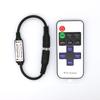 Rf11 Controlador Monocromático de Chave Cabeça DC 5V Fita de LED Controle Remoto Fio Mini Preto e Vermelho Dimmer para Fita de LED Cob