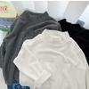 Terciopelo alemán para niños, camiseta básica versátil de cuello alto, otoño e invierno, ropa infantil para hombres y mujeres, camiseta de manga larga para bebés y niños, abrigo de otoño