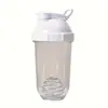 Taza de fitness, taza agitadora de cápsulas, taza tipo misil para proteína en polvo, taza mezcladora para batidos de plátano, vaso de agua deportivo creativo portátil