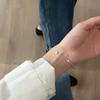 Pulsera Minimalista con Forma de Corazón para Mujer, Apilable, Elegante, Versátil, Pulsera de Moda Nueva, Joyería Estilo Ins