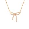 Collar de Lazo de Singapur para Mujer, Corto, Corazón de Niña, Cadena Fresca para Clavícula, Diseño Simple y Moderno, Joyería