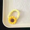 Diadema de Flor de Girasol 2025 Nueva Ins de Gama Alta para el Cabello Cuerda Elástica para el Cabello Elegante Goma Elástica para el Cabello de Mujer