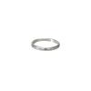 Anillo liso con abertura, diseño de anillo simple de lujo ligero, nicho de anillo liso, sensación de alta gama, viento frío ins, diseño de abertura