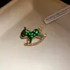 Broche de Tecido do Ano do Zodíaco com Design de Cavalo Pequeno, Broche de Moda de Luxo de Alta Qualidade, Acessório de Moda de Design Exclusivo para Mulheres