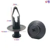 Tornillo de letra de coche clavo de expansión de plástico para perforar hebilla universal de guardabarros para guardabarros parachoques maletero