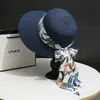 Sombrero de Paja Tejido de Ala Ancha para Protección Solar de Verano Transfronterizo Sombrero de Playa con Lazo para Vacaciones en la Costa Sombrero para el Sol para Mujeres