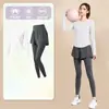 Conjunto esportivo profissional para corrida feminina, novo traje de fitness de verão respirável de secagem rápida, conjunto de yoga de alta qualidade de manga curta