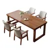Mesa y Sillas de Comedor de Madera Maciza para Uso Doméstico en Dormitorio, Estudio, Comedor, Oficina, Mesa de Té, Estación de Té, Mesa y Sillas de Comedor Multifuncionales Todo en Uno