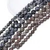 Cuentas Sueltas de Piedra Natural de Alta Calidad, Cuentas Redondas de Piedra Copo de Nieve, Accesorios Hechos a Mano para DIY, Accesorios Esenciales para Pulseras para Manualidades Hechas a Mano