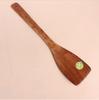 Tienda departamental de artículos esenciales para la cocina al por mayor espátula de madera pequeña para cocinar de 32 cm mango largo para sartén antiadherente espátula de madera espátula de madera para cocinar
