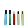 Botella de Relleno Cuadrada para Cosméticos y Perfume 10ml Muestra Portátil Spray Venta al por Mayor Vidrio Transparente Presión Botella de Niebla Fina