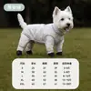 Pantalones de Perro Ligeros a Prueba de Polvo de Verano con Cobertura Total para las Patas y el Vientre, Monos de Cuatro Patas, Ropa Impermeable para Exteriores para Perros Pequeños y Mascotas