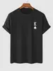 Camiseta de Algodão com Manga Curta Estampada Aliexpress Transfronteiriça