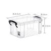 Mini caja de almacenamiento transparente para piezas de juguete Lego, bloques de construcción, caja de almacenamiento para clasificación, tamaño pequeño, organizador de caja pequeña con tapa