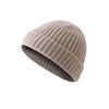Touca de Fio Core-Spun Transfronteiriça para Homens, Touca de Tricô de Inverno, À Prova de Frio e Quente, Touca Casual para Frio para Mulheres, Touca Headwrap Elegante e Versátil