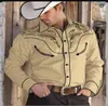 2024 Amazon Comércio Exterior Nova Camisa Estampada Masculina Manga Longa Primavera e Outono Casual Europeia e Americana Camisa Masculina Roupa Masculina