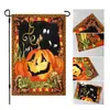 Bandeira de Jardim Popular de Halloween Transfronteiriça Personalizada Decoração Externa de Pátio Adereços Arranjo de Atmosfera de Terror Bandeira Pendurada de Caveira