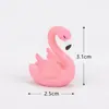 Chen Jun manualidad Flamenco regalo Plástico PVC decoración llavero accesorios decoración de pastel micro paisaje adornos pequeños