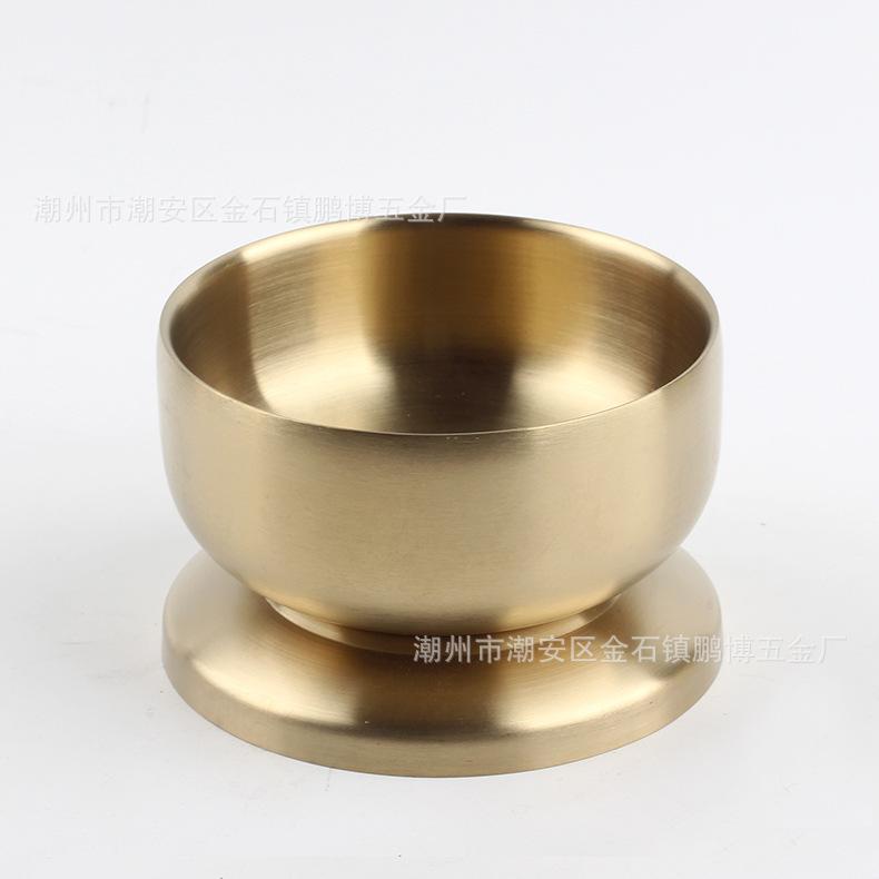 金色带盖米饭碗4