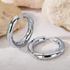 Aros Simples de Moda Transfronterizos 5.0 Pendientes de Lujo Ligero Francés de Gama Alta para Mujer Pendientes de Tachuela Punk Directo del Fabricante