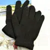 Guantes sin dedos unisex otoño e invierno finos cálidos de lana tejida de dedo completo hombres y mujeres estudiante escritura guantes sin dedos