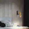Lámpara de Lectura LED para Hotel Moderna Minimalista Lámpara de Pared para Mesita de Noche de Hotel Personalidad Creativa Lámpara de Pared para Mesita de Noche de Hotel Nórdico