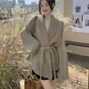 Nuevo Estilo Casual de Punto para Otoño 2025, Cardigan con Efecto Único y Adelgazante, Suave y Acogedor con Detalle de Corbata para Mujer