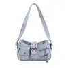 Diseño de Nicho Transfronterizo Estilo Americano Bolso de Axila de Chica Popular para Mujer Nuevo 2024 Sentido de Alta Gama Bolso de Hombro Cruzado Simple Tendencia