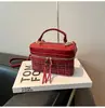 Bolsa Pequena Estilo Chanel para Mulheres 2026 Nova Versão Coreana Elegante Bolsa Caixa com Toque de Luxo, Bolsa de Ombro e Transversal para Vendas Transfronteiriças