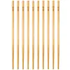 ¡Guau! Palillos de Bambú Personalizados para Uso Doméstico, Palillos de Bambú Carbonizado Sin Costuras, Palillos Grabados de 24 cm, Personalizados para Uso Individual, Al por Mayor
