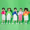 Traje de Shorts con Tirantes para Niños Color Graduación Ropa de Clase Estudiantes de Primaria Coro de Graduación Danza Equipo de Porristas