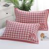 Toalla de almohada de algodón de gasa gruesa extra grande para adultos, resistente a las manchas, para estudiantes, cómoda y transpirable, venta al por mayor