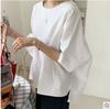 Camisa de Algodón Lino Estilo Japonés Retro Holgada Estilo Perezoso Adelgazante Camisa Casual Top Combinable