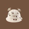 Gorro de bebé de primavera, otoño e invierno, estilo coreano, bonito y súper bonito, de pana, para lavabo, para otoño, para niños y niñas, sombrero de pescador, sombrilla.
