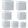 Molde Cubo para Fazer Artesanato DIY com Cola Pingando, Chanfro de Borda Arredondada, Espécime de Flores Secas Imortais