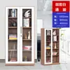 Gabinete de Archivo Desmontable de Acero Gris y Blanco Gabinete de Documentos de Oficina Gabinete de Archivo de Vouchers Taquilla Metálica de Lado Angosto con Cerradura