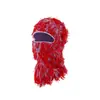 Runfaith Outono e Inverno Balaclava de Tricô com Abertura Única para Ciclismo Máscara de Esqui à Prova de Vento e Quente para o Rosto Inteiro