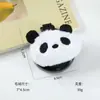 Peine de Cojín de Aire de Cachorro de Peluche y Panda de Dibujos Animados, Peine de Airbag para Niña Linda, Peine con Espejo Portátil, Cepillo para el Cabello con Masaje Integrado