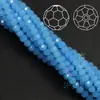 Suministro directo de fábrica 2/3/4 mm Jade Porcelana Bolas de 32 caras material para ensartar a mano cuentas de cristal cuentas de esquina multicorte