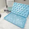 Forma de Gelo com 33 Compartimentos para Uso Doméstico com Tampa, Molde de Gelo de Plástico para Fazer Picolés, Bandeja de Cubos de Gelo, Molde de Bola de Gelo Redonda, Cubos de Gelo