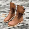 Botas Curtas Europeias e Americanas Plus Size Venda Quente Botas Femininas Estilo Popular Versátil Moda Europeia e Americana Amazon Atacado Transfronteiriço Plus Size